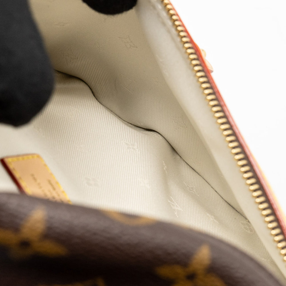 LOUIS VUITTON HIGH RISE BUMBAG MONOGRAM CANVAS GHW