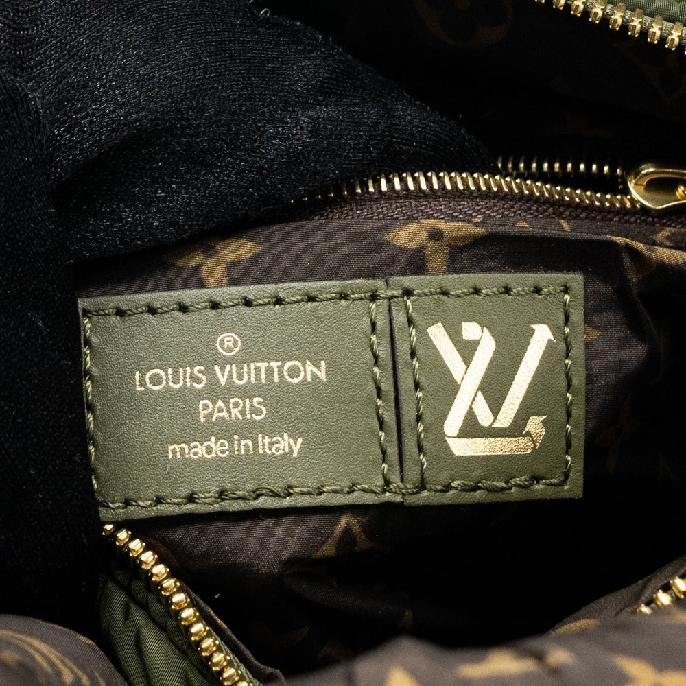 LOUIS VUITTON PILLOW SPEEDY 25 NYLON KHAKI GREEN/ MULTICOLOUR GHW (NEW VERSION)