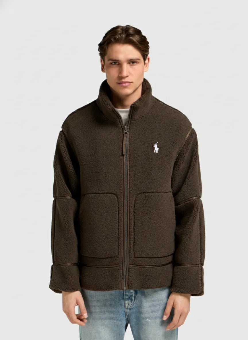 Teddy Tape Jacket - White Sand