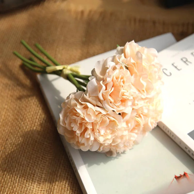Silk Hydrangeas Flowers for Home Decoration
