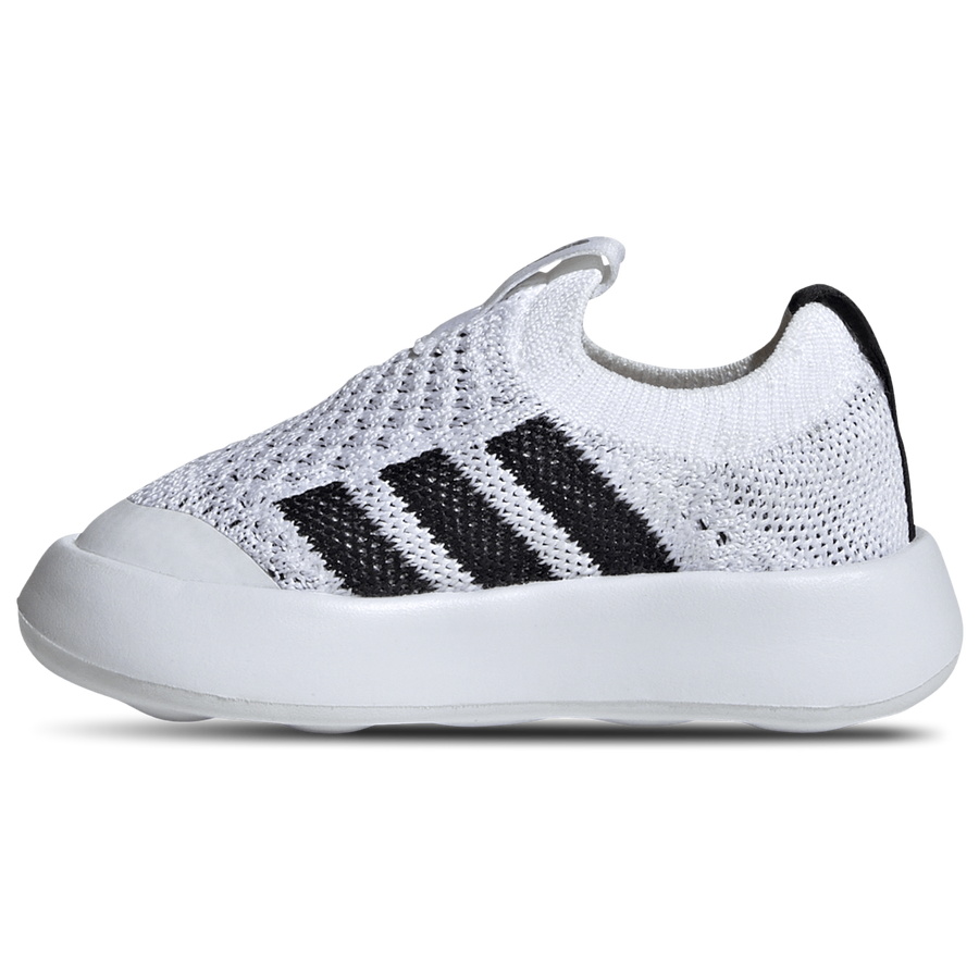 adidas Bubble Comfy I - Boys' Toddler - White/Core Black/White