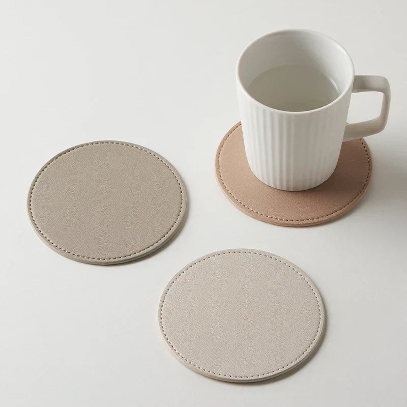 Inmos Customized Leather Coasters