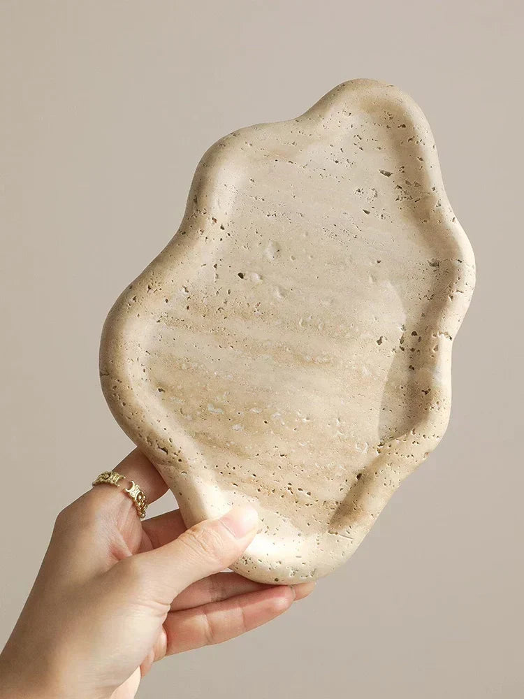 Travertine Decorative Tray