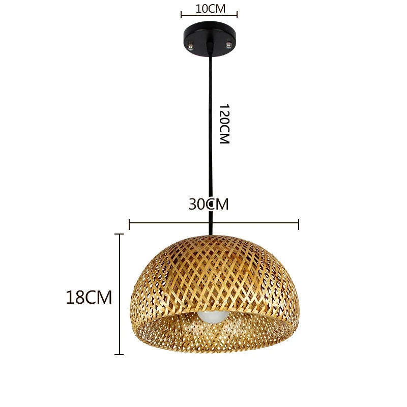 Bamboo LED Ceiling Light