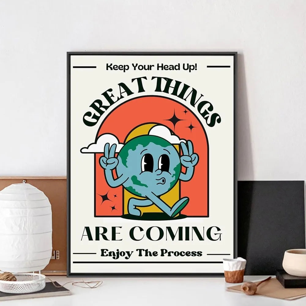 Optimistic Joyful Posters