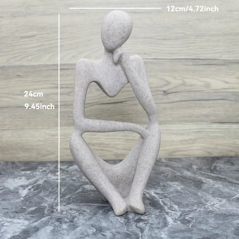 The Thinker Abstract Statues