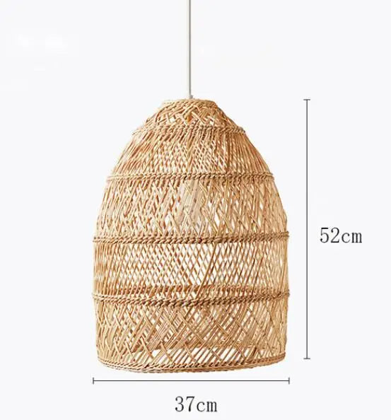 Bamboo Rattan Modern Pendant Light