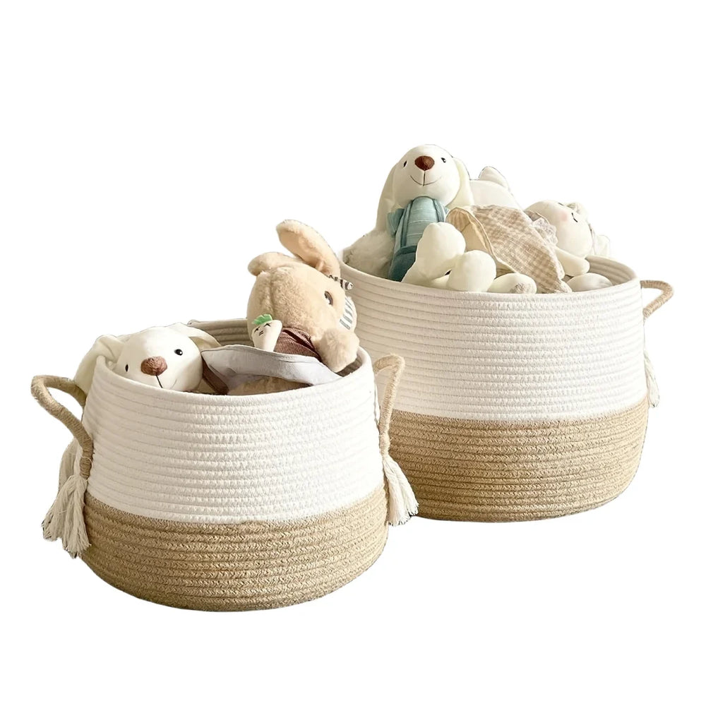 Hand-Woven Household Baskets Home Storage