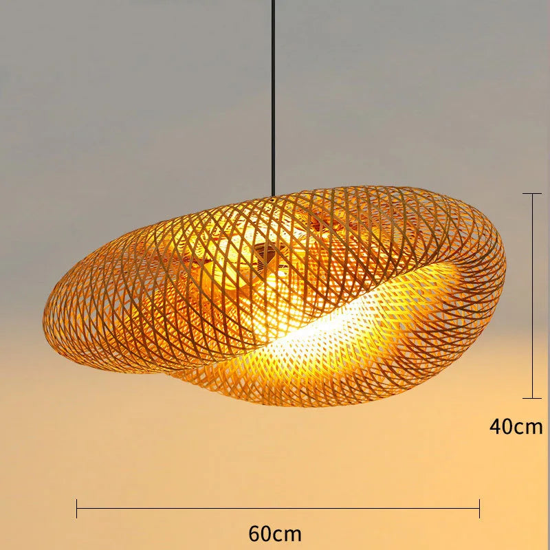Bamboo LED Ceiling Light