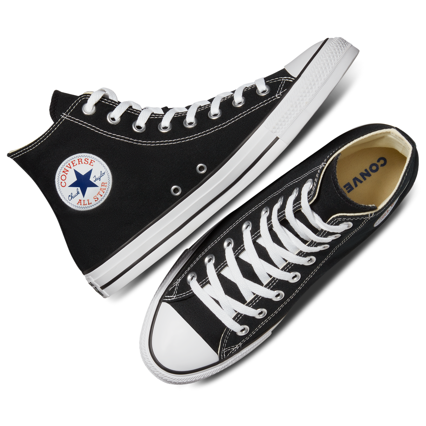 Converse All Star High Top - Boys' Grade School - Black/White
