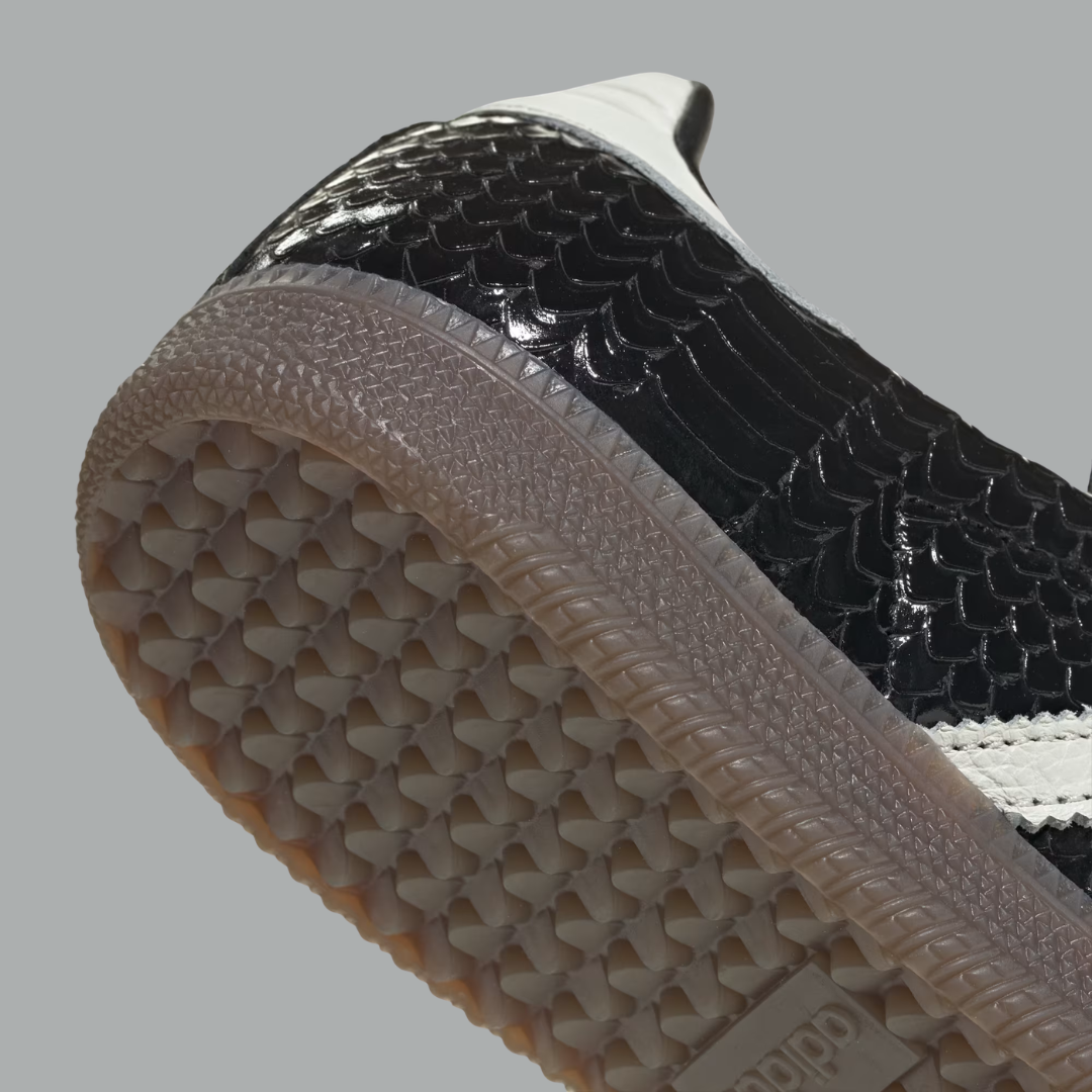 adidas Samba OG Patent Snakeskin Black Off White Women's