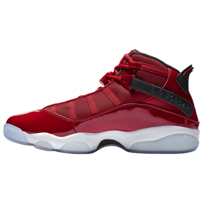 Jordan 6 Rings - Men's - White/Gym Red/Black