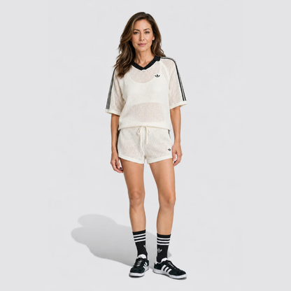 Knitted Crochet Set (Shorts + Polo Shirt)