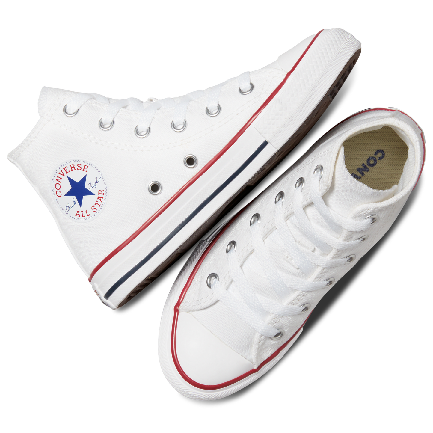 Converse All Star High Top - Boys' Preschool - Optical White/White
