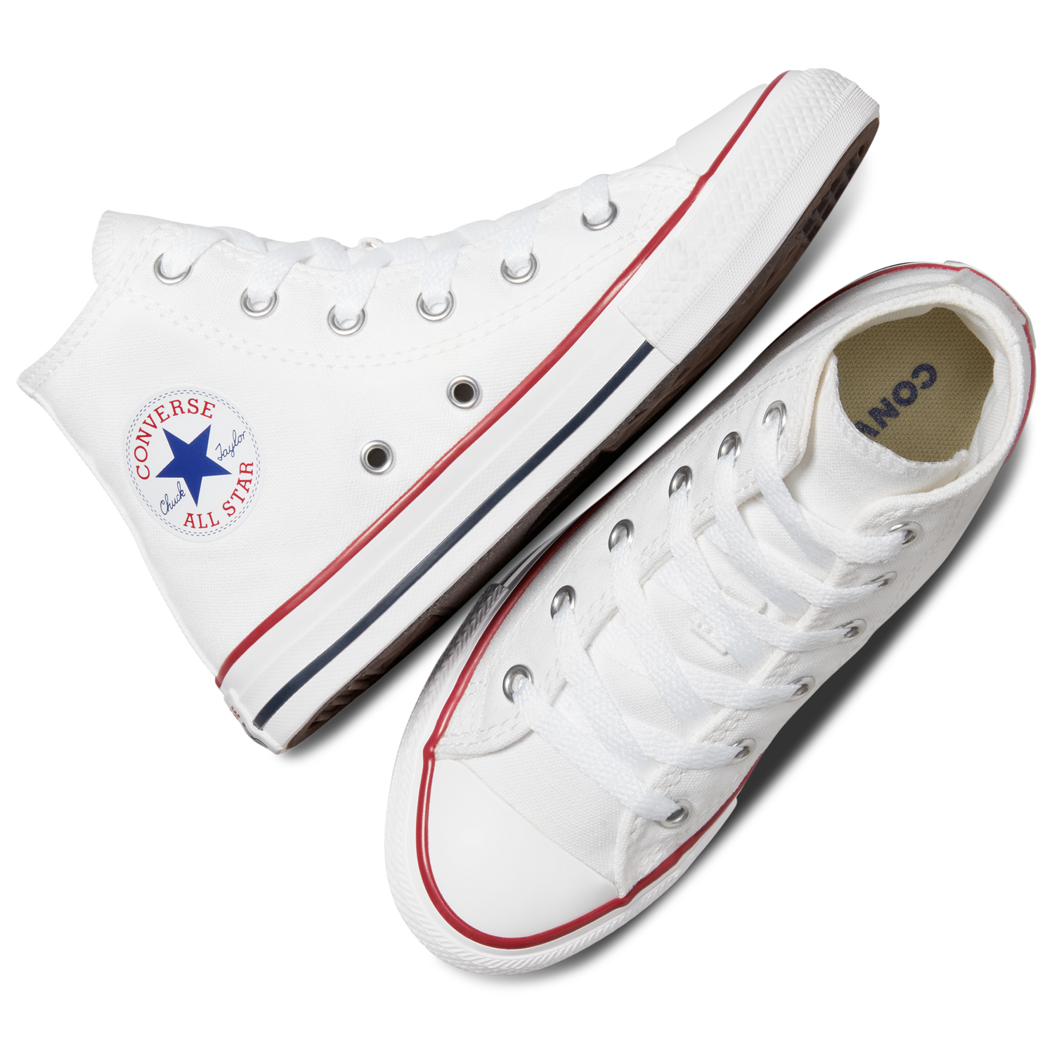 Converse All Star High Top - Boys' Preschool - Optical White/White