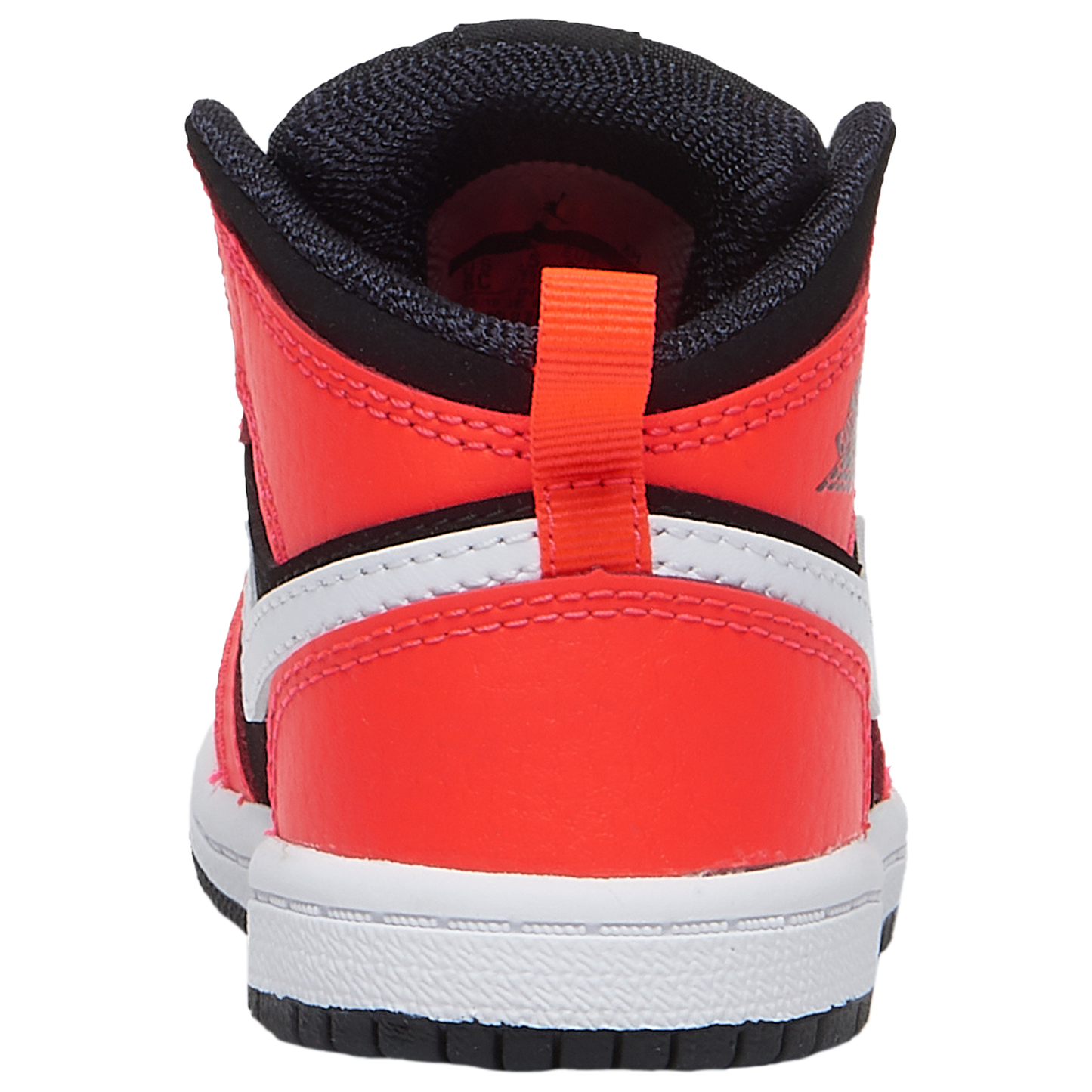 Jordan AJ 1 Mid - Boys' Toddler - Black/White/Infrared 23