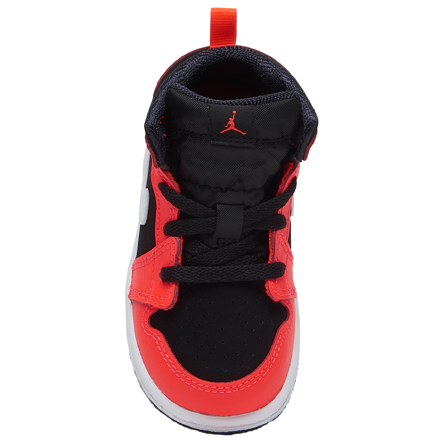 Jordan AJ 1 Mid - Boys' Toddler - Black/White/Infrared 23