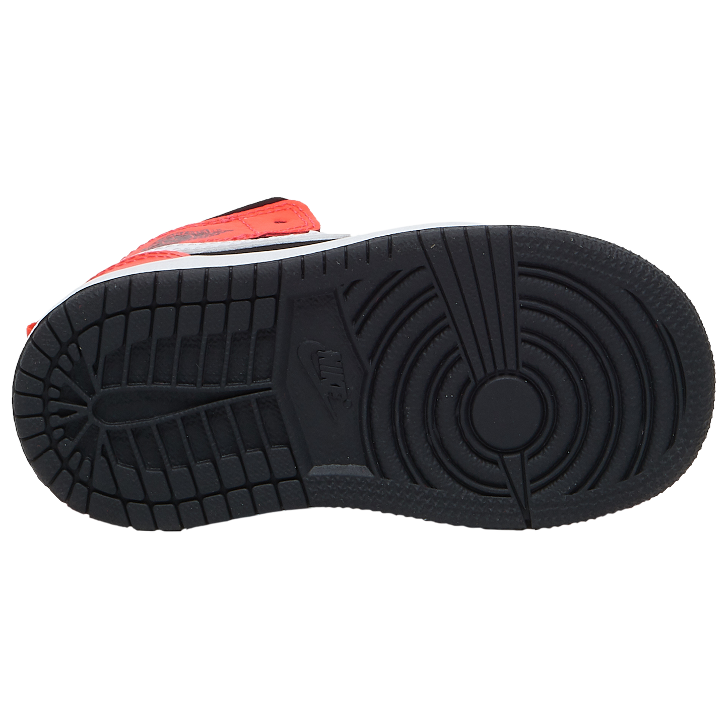 Jordan AJ 1 Mid - Boys' Toddler - Black/White/Infrared 23