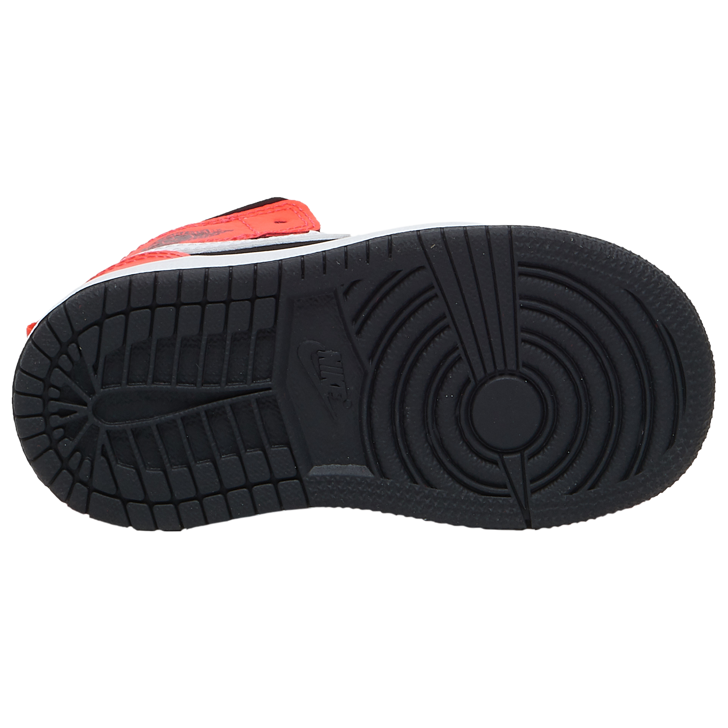 Jordan AJ 1 Mid - Boys' Toddler - Black/White/Infrared 23
