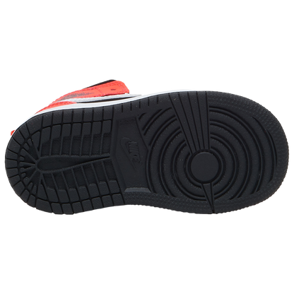 Jordan AJ 1 Mid - Boys' Toddler - Black/White/Infrared 23