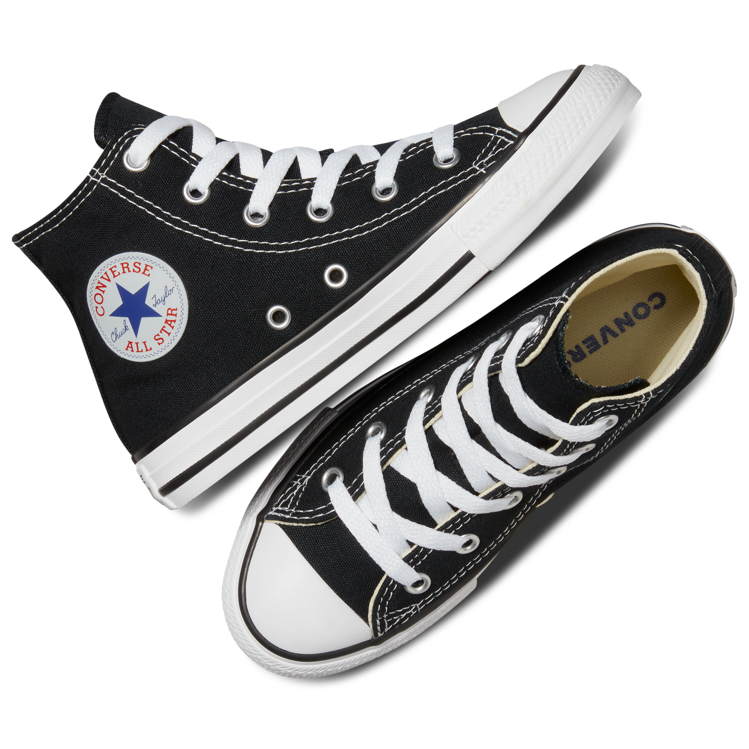 Converse All Star High Top - Boys' Preschool - White/Black