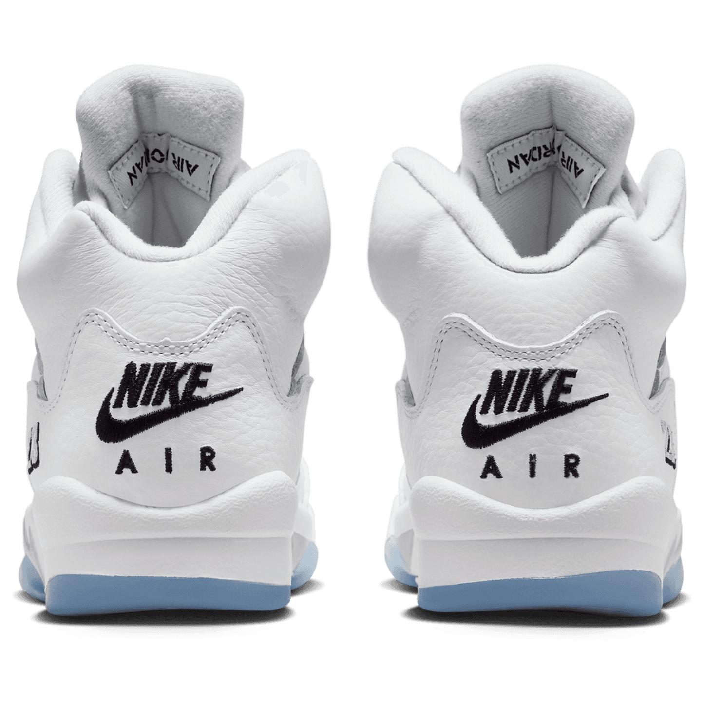 Jordan Retro 5 - Boys' Grade School - White/Silver/Black