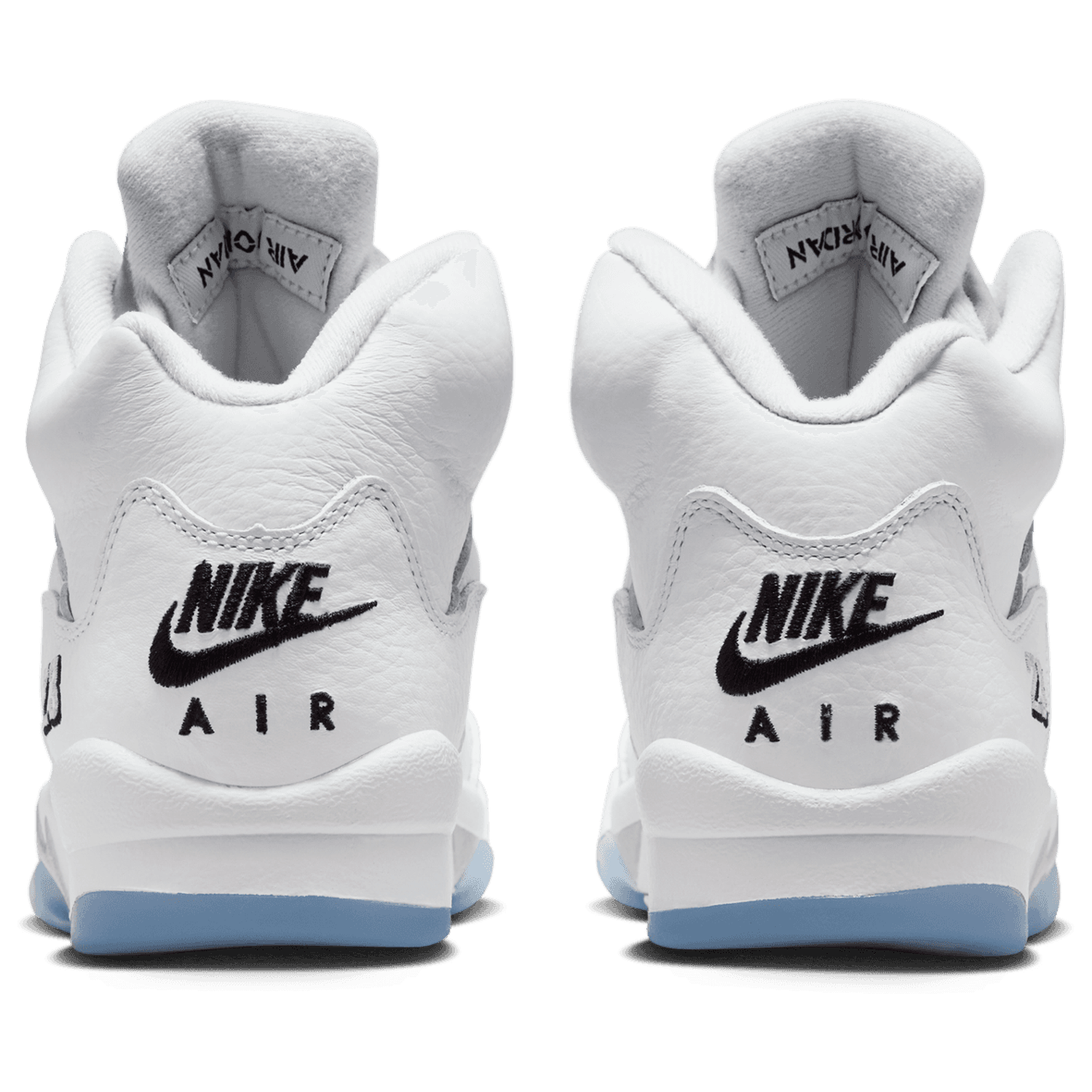 Jordan Retro 5 - Boys' Grade School - White/Silver/Black