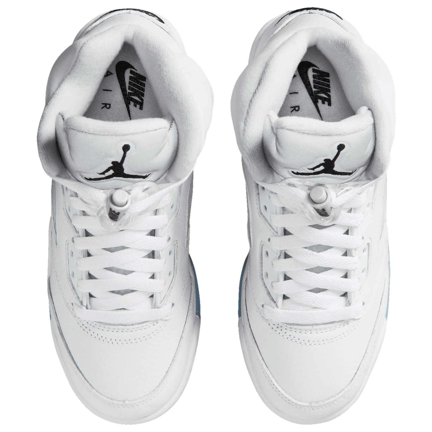 Jordan Retro 5 - Boys' Grade School - White/Silver/Black