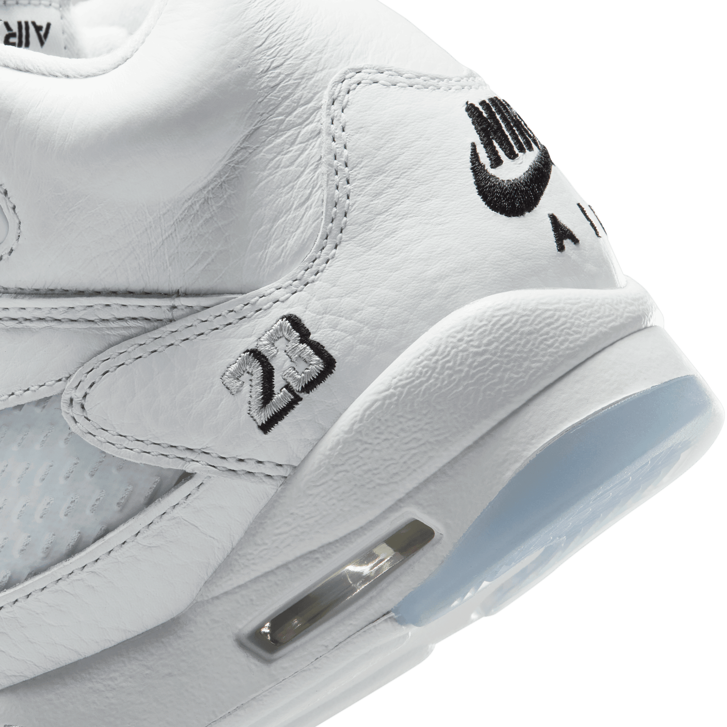 Jordan Retro 5 - Boys' Grade School - White/Silver/Black