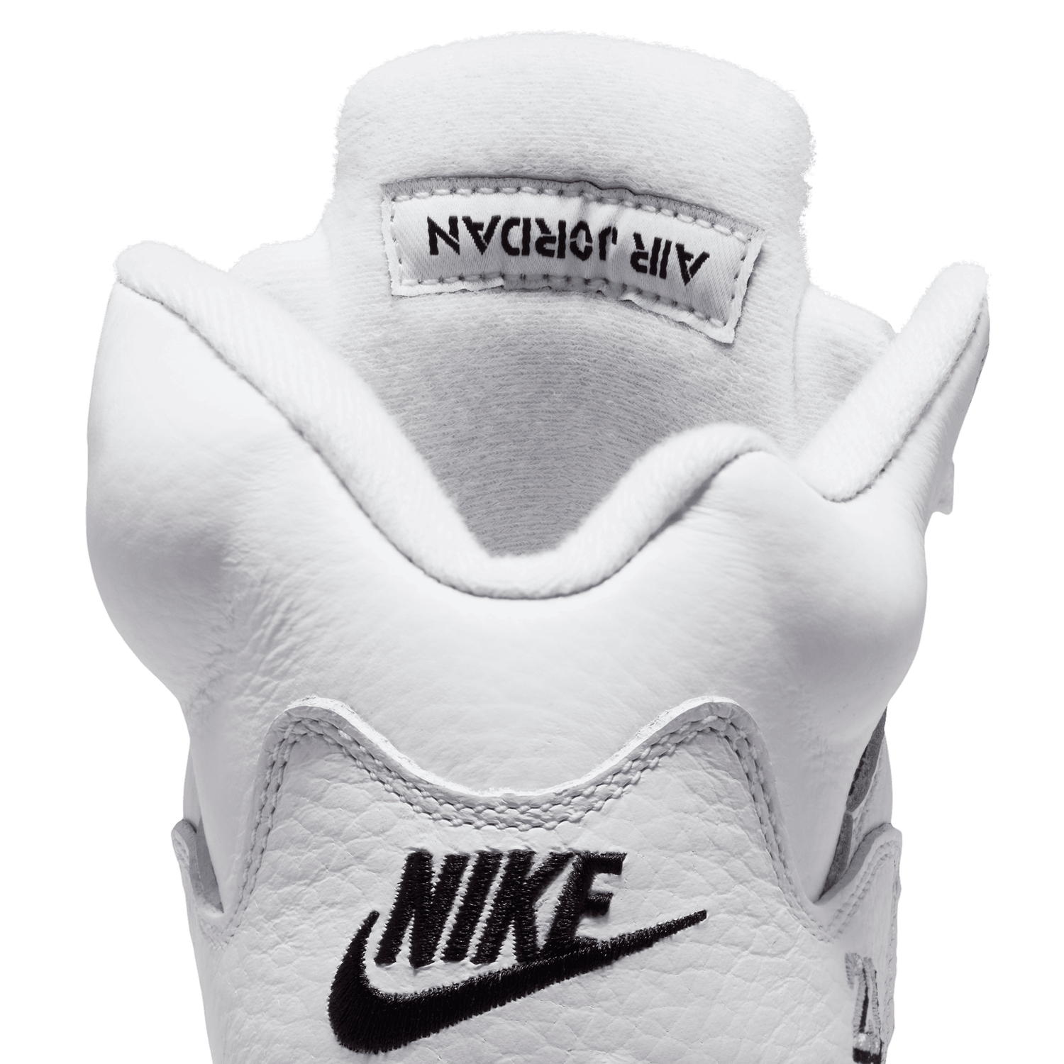 Jordan Retro 5 - Boys' Grade School - White/Silver/Black