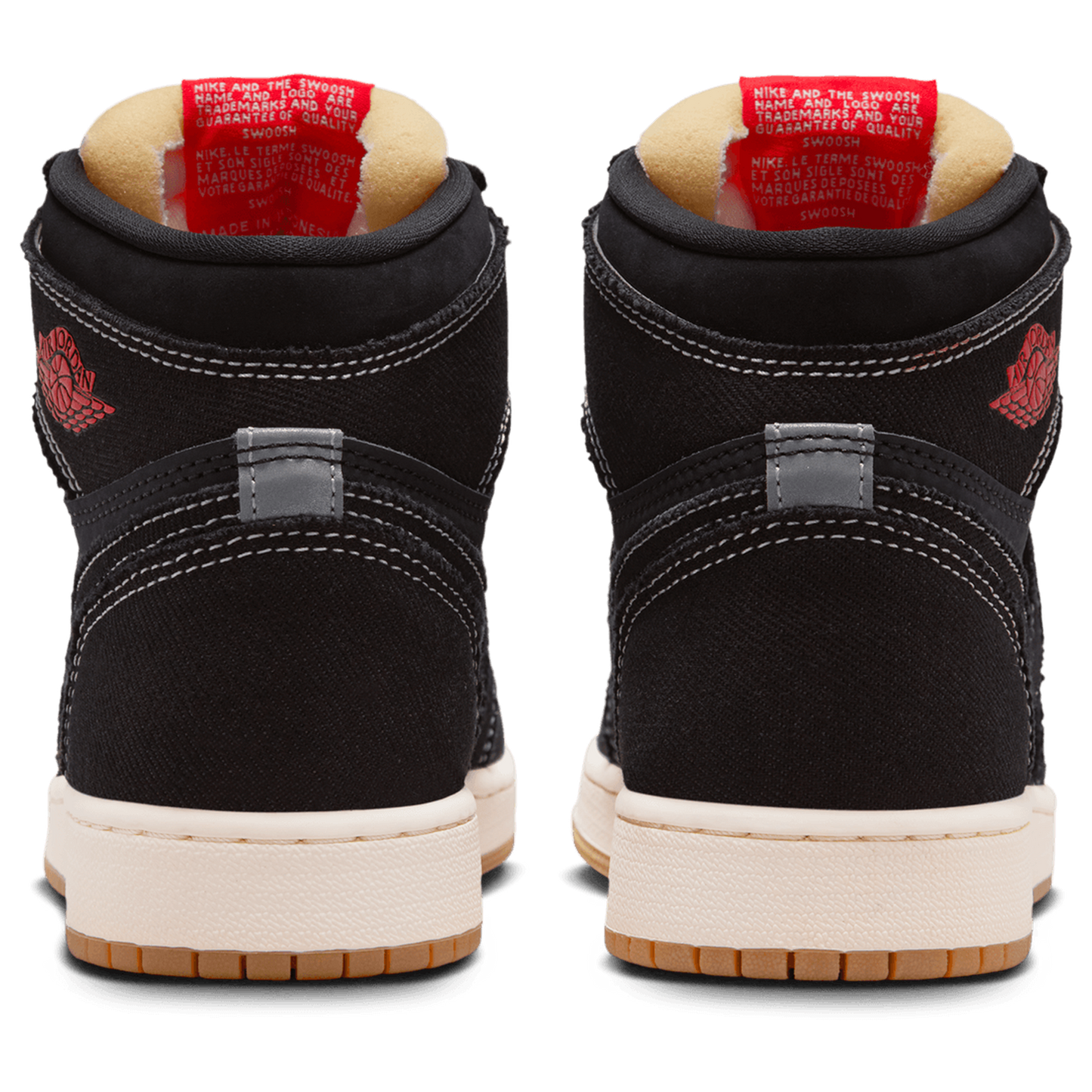 Jordan Retro 1 High OG - Boys' Grade School - Black/Red/White