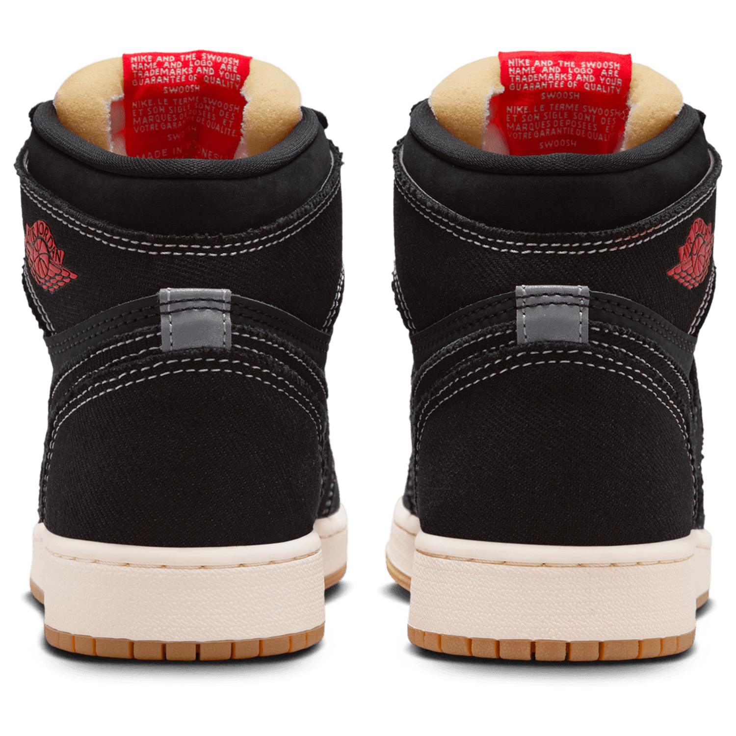Jordan Retro 1 High OG - Boys' Grade School - Black/Red/White
