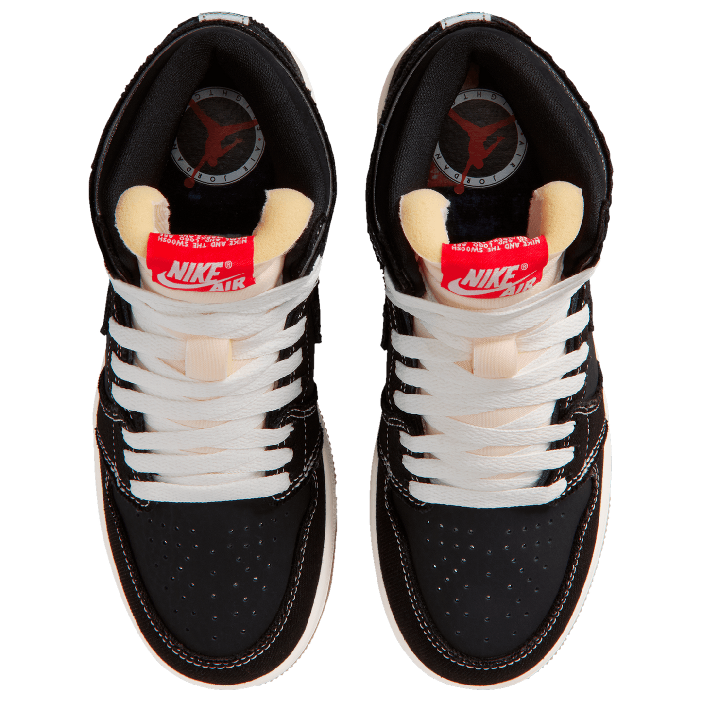 Jordan Retro 1 High OG - Boys' Grade School - Black/Red/White