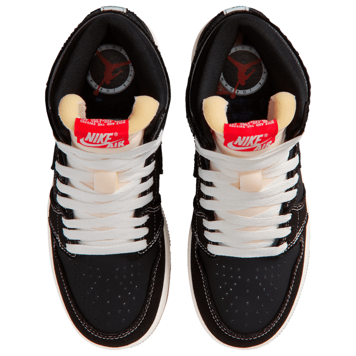 Jordan Retro 1 High OG - Boys' Grade School - Black/Red/White