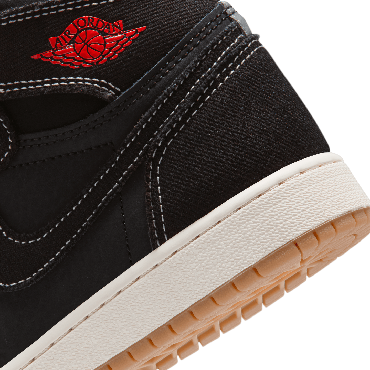 Jordan Retro 1 High OG - Boys' Grade School - Black/Red/White