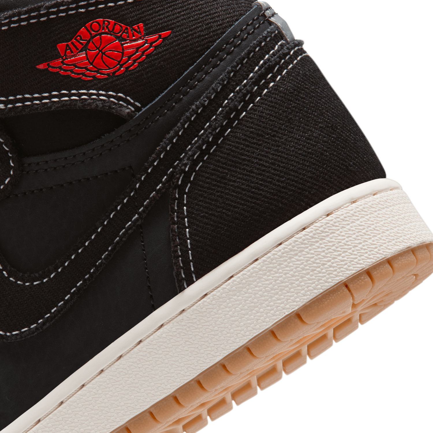 Jordan Retro 1 High OG - Boys' Grade School - Black/Red/White
