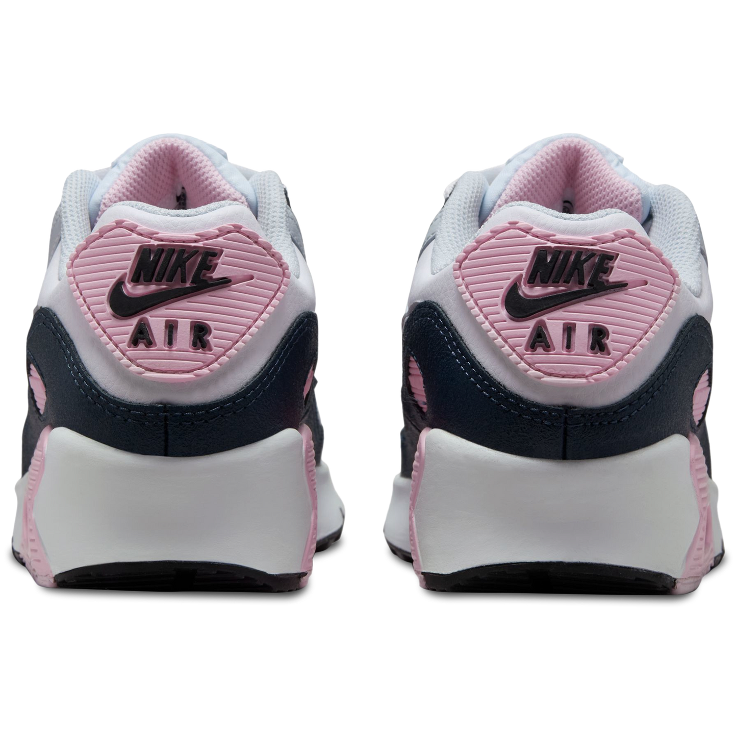 Nike Air Max 90 - Girls' Grade School - Grey/Pink
