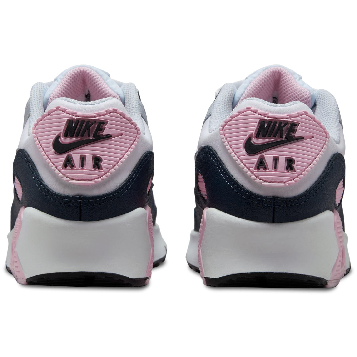 Nike Air Max 90 - Girls' Grade School - Grey/Pink