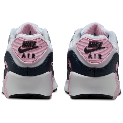 Nike Air Max 90 - Girls' Grade School - Grey/Pink