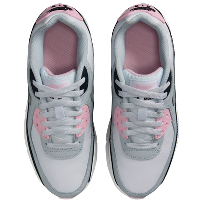 Nike Air Max 90 - Girls' Grade School - Grey/Pink