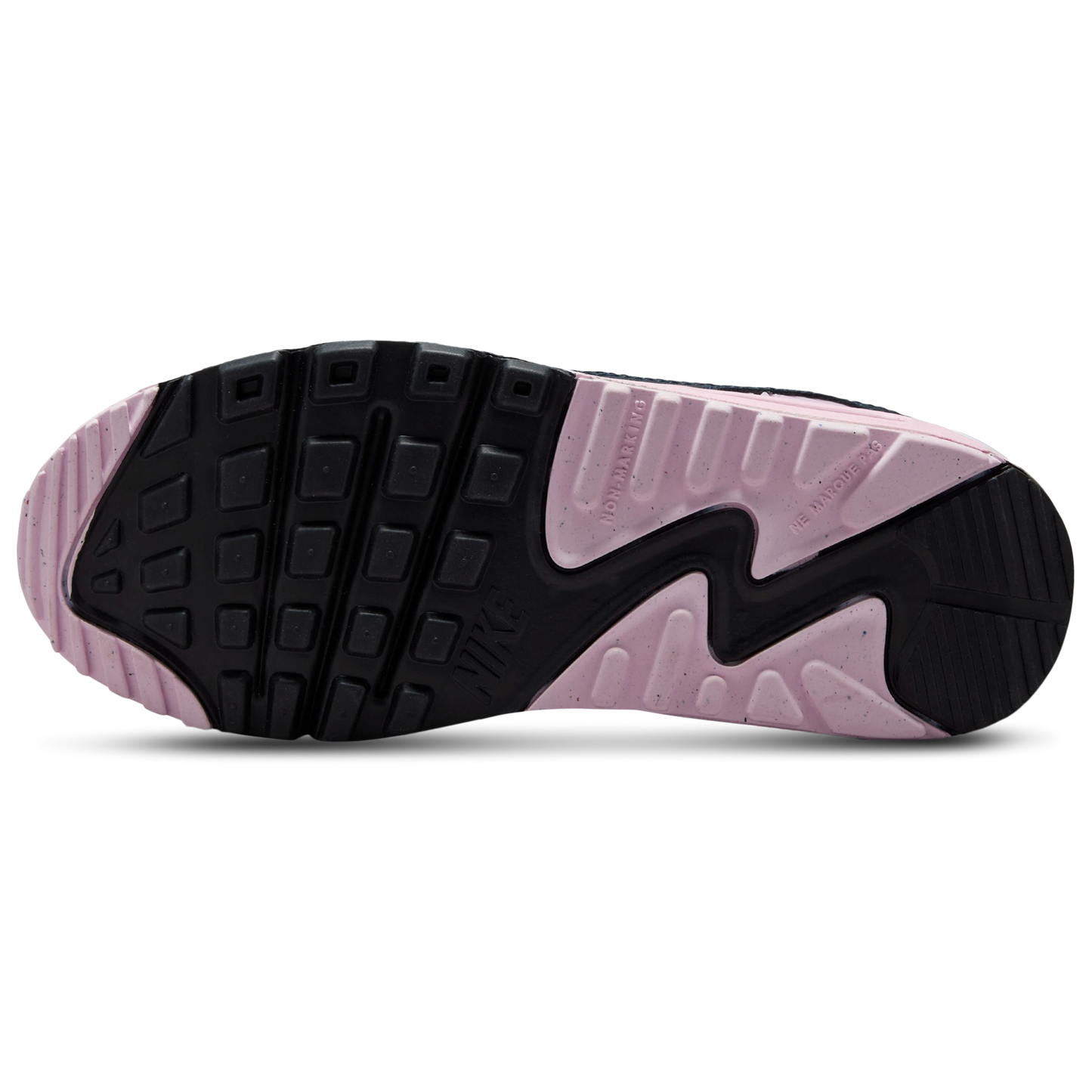 Nike Air Max 90 - Girls' Grade School - Grey/Pink