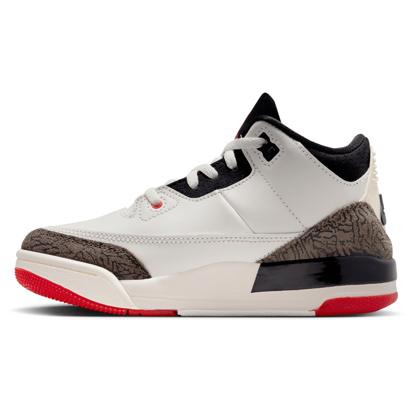 Jordan Retro 3 - Boys' Preschool - White/Black/Tan