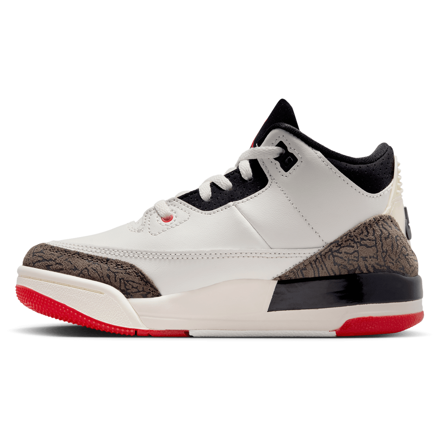 Jordan Retro 3 - Boys' Preschool - White/Black/Tan