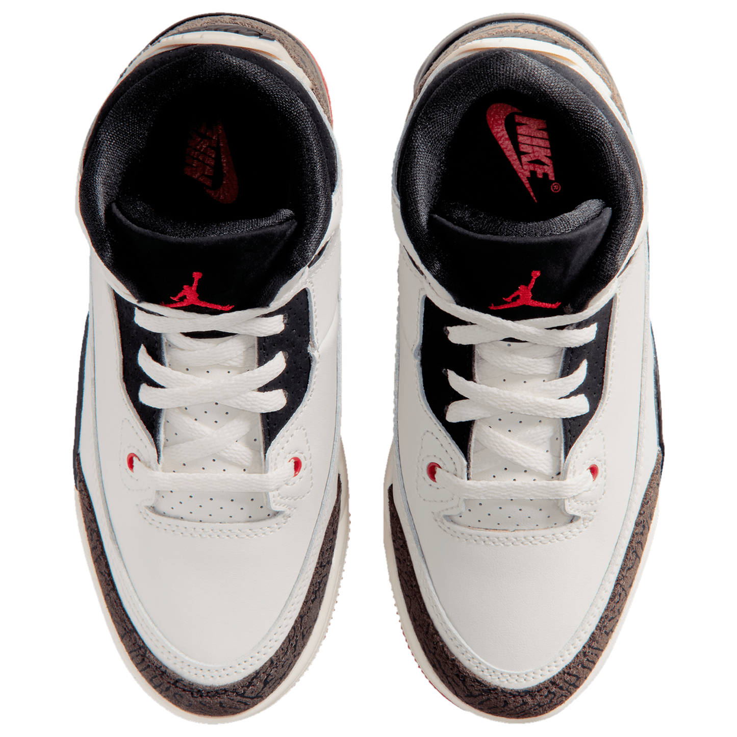 Jordan Retro 3 - Boys' Preschool - White/Black/Tan