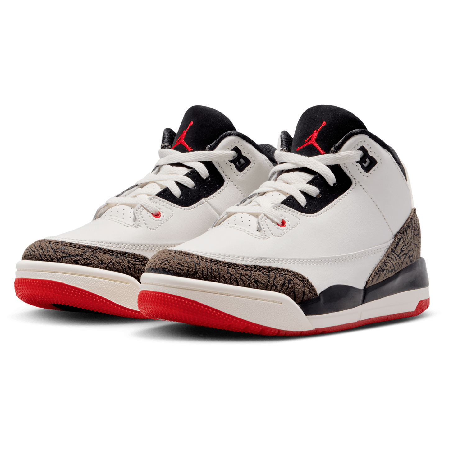 Jordan Retro 3 - Boys' Preschool - White/Black/Tan
