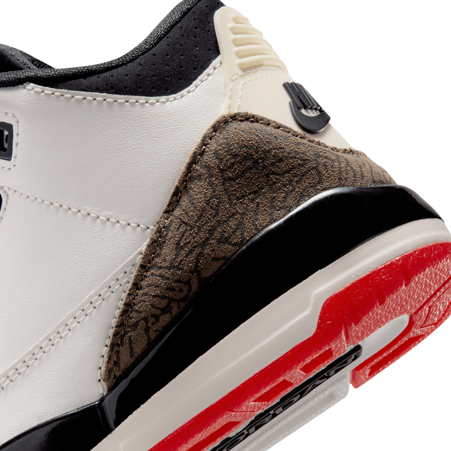 Jordan Retro 3 - Boys' Preschool - White/Black/Tan
