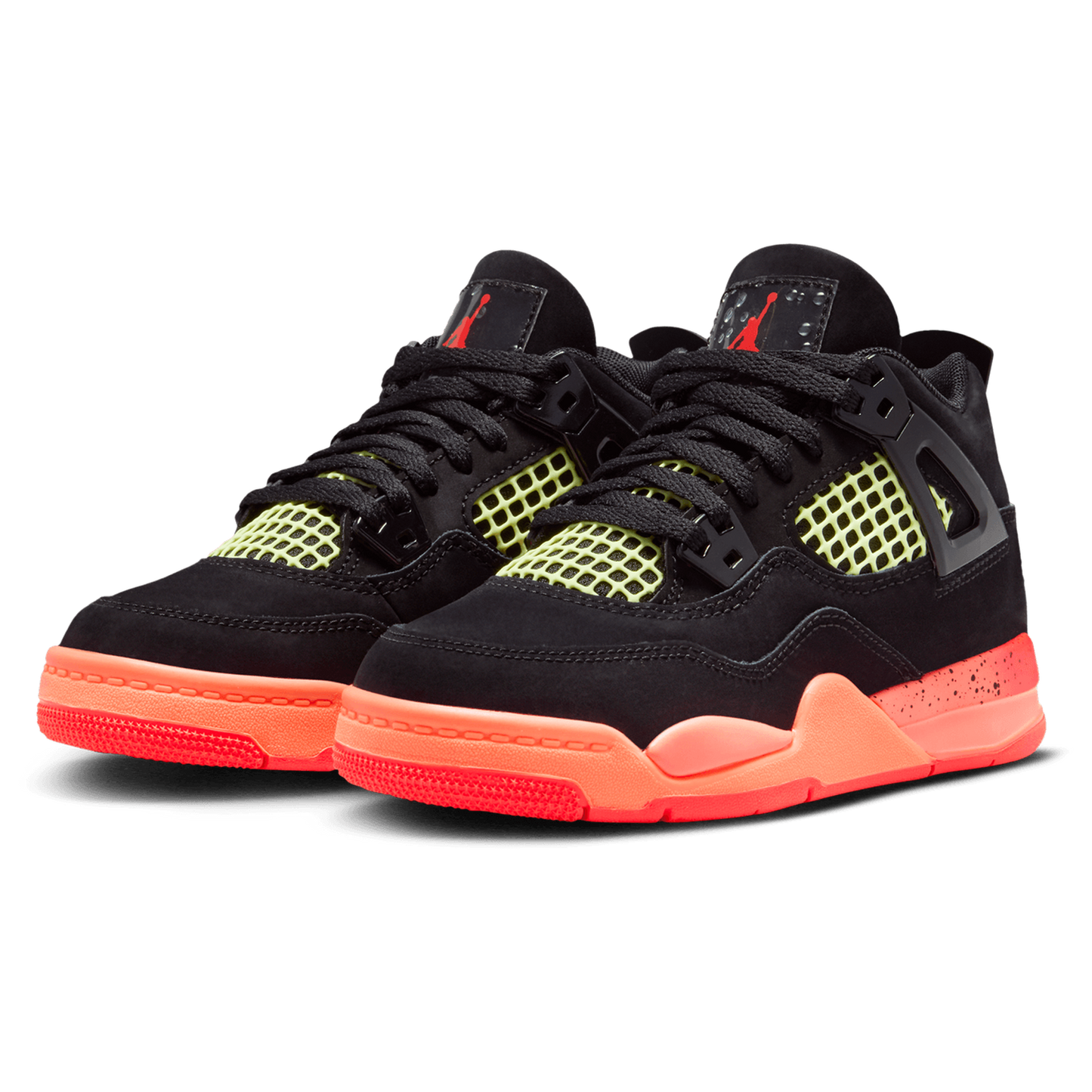 Jordan Retro 4 - Boys' Preschool - Red/Black/Orange