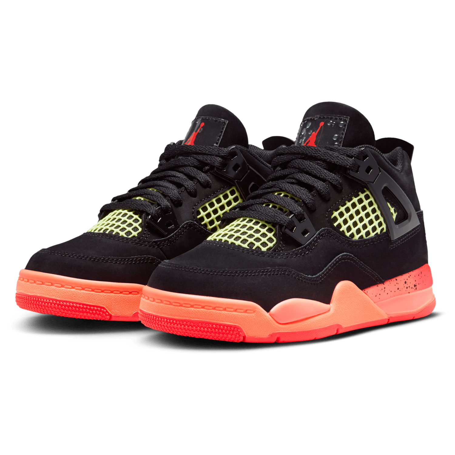 Jordan Retro 4 - Boys' Preschool - Red/Black/Orange