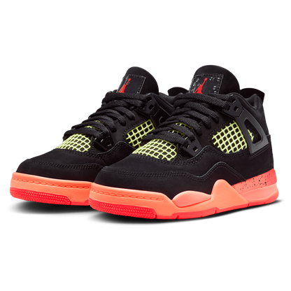 Jordan Retro 4 - Boys' Preschool - Red/Black/Orange