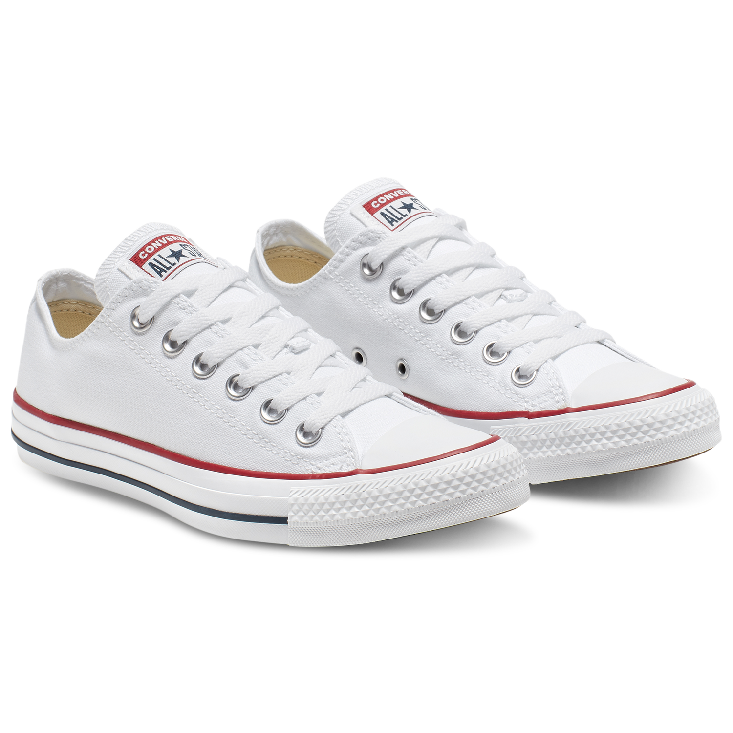 Converse All Star Low Top - Boys' Grade School - Optical White/Navy
